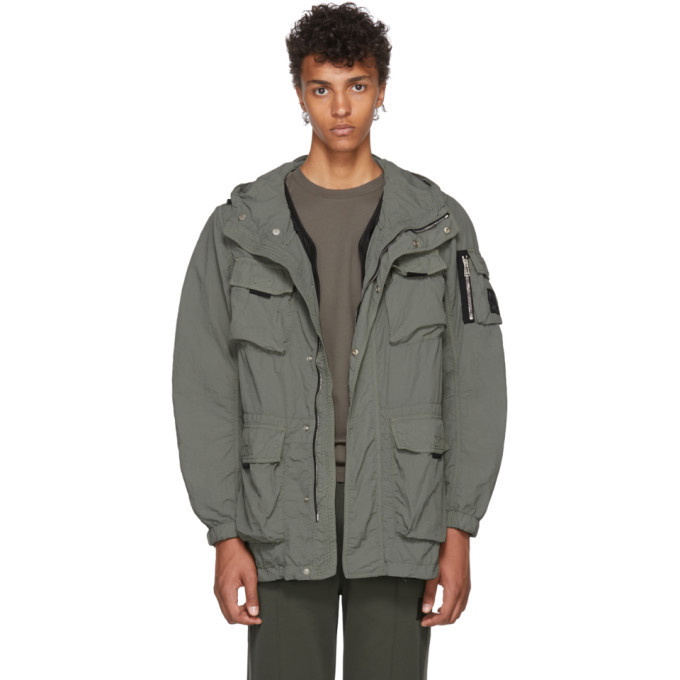 Photo: Belstaff Green Pallington Hooded Jacket