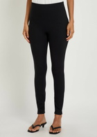 Spanx Ponte Zip-cuff Stretch-jersey Leggings Black