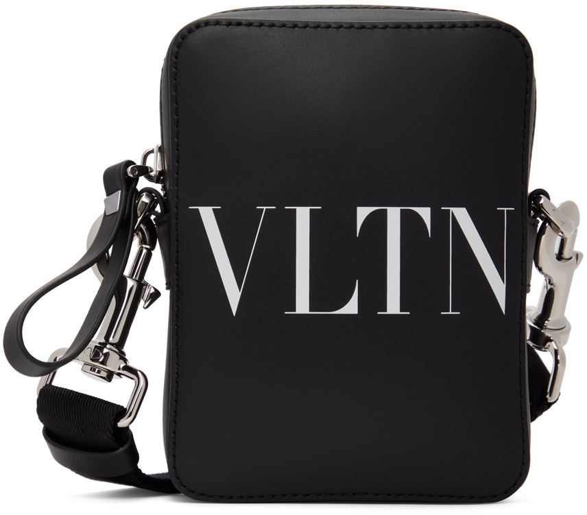 Valentino Garavani Men's Leather VLTN Crossbody Bag