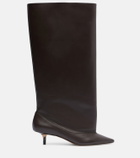 Jacquemus Tourni leather knee-high boots