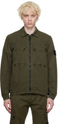 Stone Island Khaki Faded Jacket