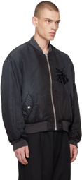 Magliano Black Protesta Bomber Jacket