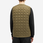 Taion Men's Mountain Crew Neck Light Down Vest in Dark Olive