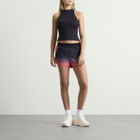 Nike Women's Arswft 3in Shorts in Black/Bright Crimson/Metallic Silver