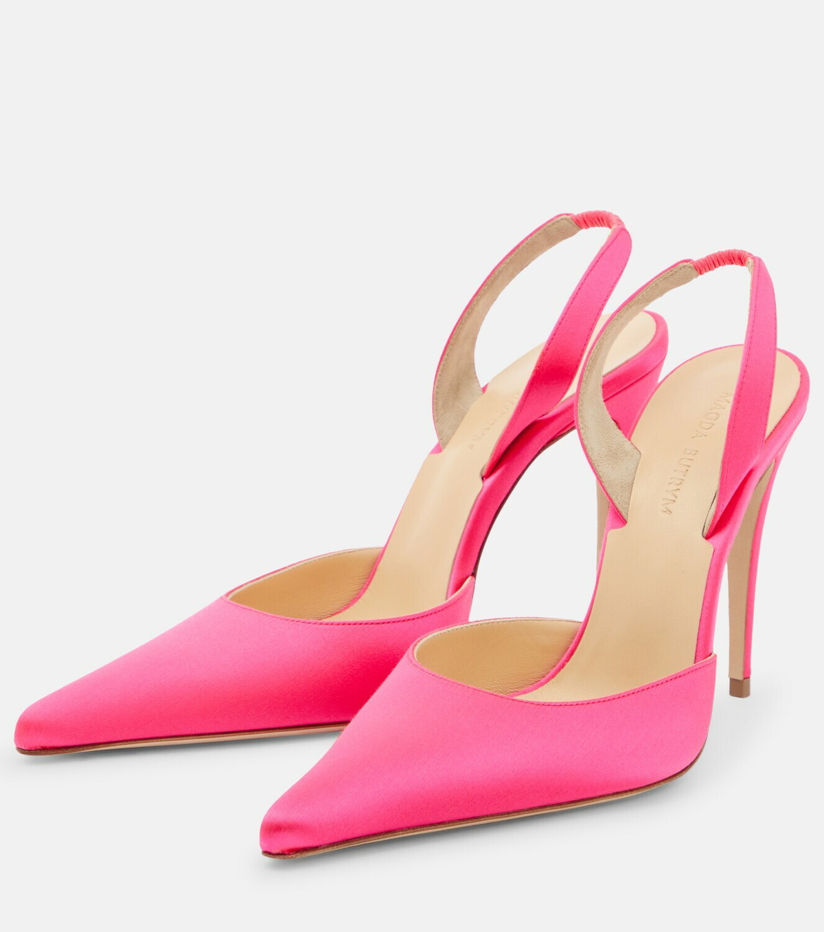 Magda Butrym - Slingback satin pumps Magda Butrym