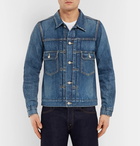 visvim - Slim-Fit Washed-Denim Jacket - Men - Indigo