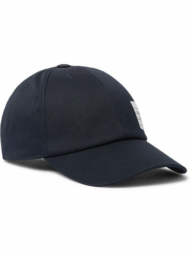 Photo: Thom Browne - Logo-Appliquéd Cotton-Twill Baseball Cap - Blue