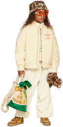 The Animals Observatory Kids Off-White Tiger Jacket