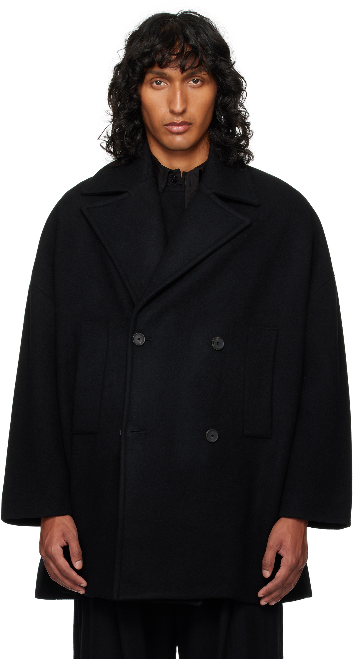 Double shops logger coat