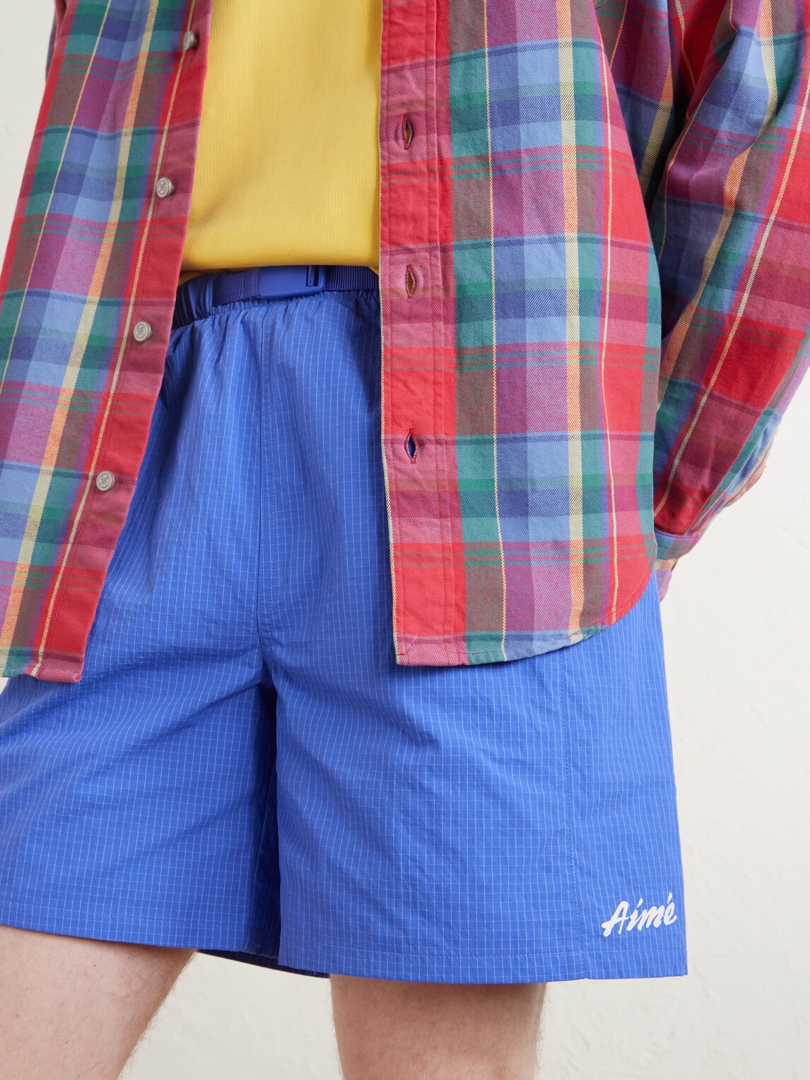 Aimé Leon Dore - Straight-Leg Ripstop Shorts - Blue