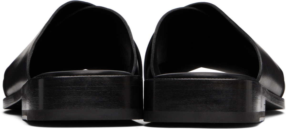 LEMAIRE Black Cross Flat Sandals Lemaire