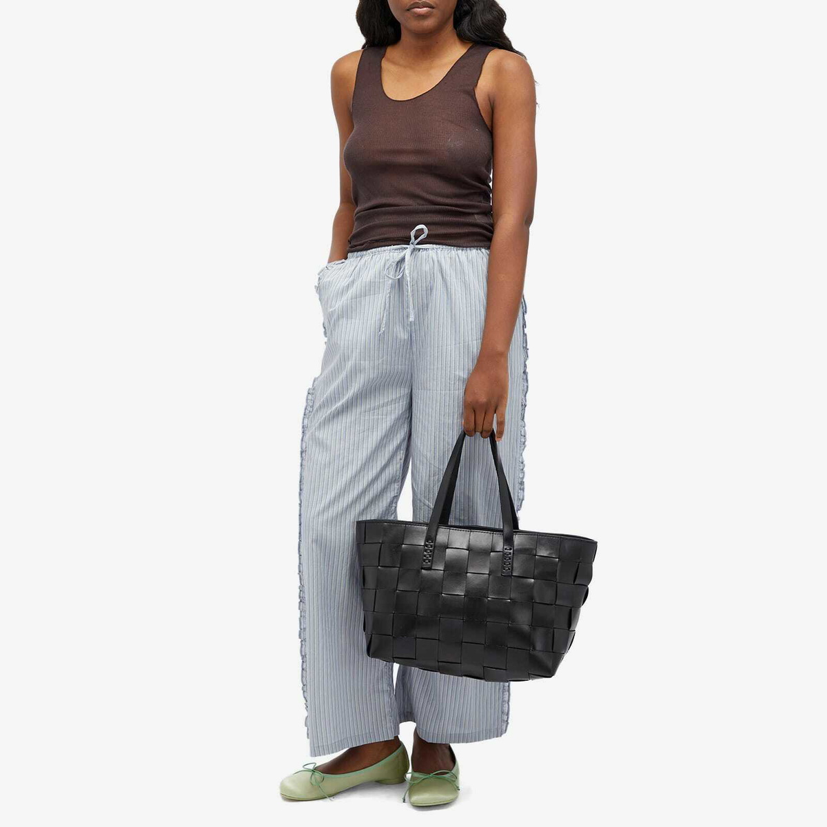 Deiji Studios Women's Knit Tank in Mahogany