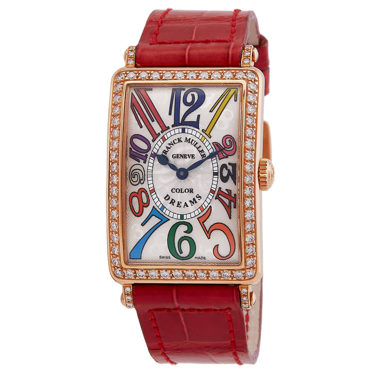 Franck Muller Long Island Quartz Diamond White Dial Unisex Watch 952 QZ D 1R COL DR 5N