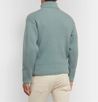 TOM FORD - Ribbed Cashmere Rollneck Sweater - Green