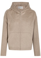 Acne Studios Doveria Hooded Wool and Cashmere-blend Jumper Ecru