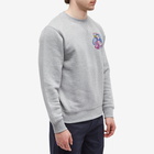 Hikerdelic Men's Sporeswear Crew Sweat in Grey Marl