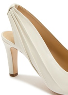 Gabriela Hearst Amari 90 Leather Slingback Pumps