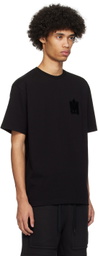 MACKAGE Black Flocked T-Shirt