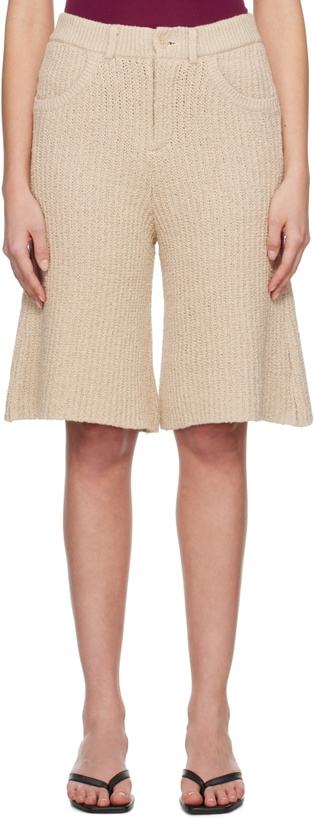 Photo: Aya Muse Beige Cae Shorts