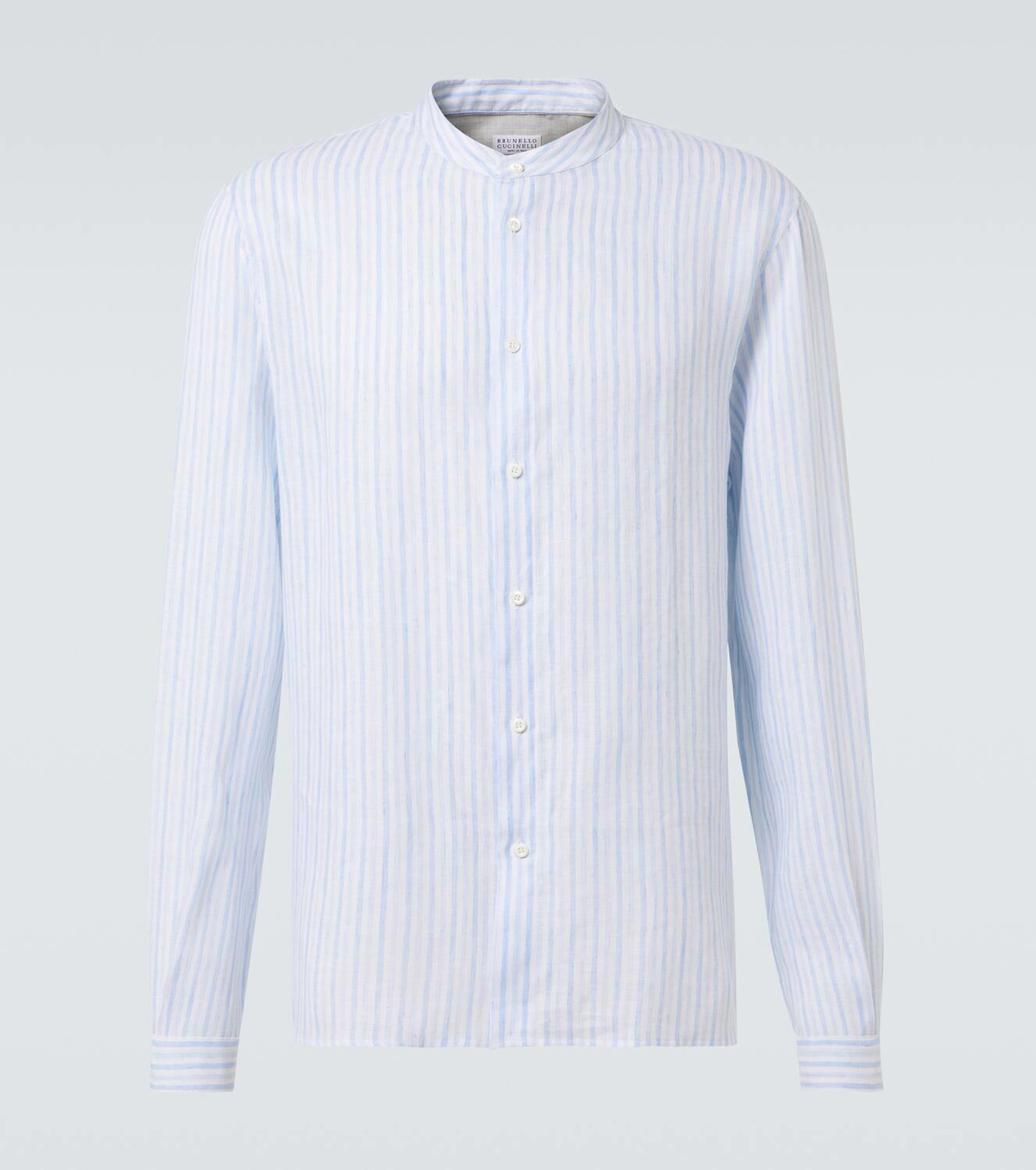 Brunello Cucinelli Striped linen shirt