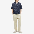 Axel Arigato Men's Cruise Short Sleeve Vacation Shirt in Navy