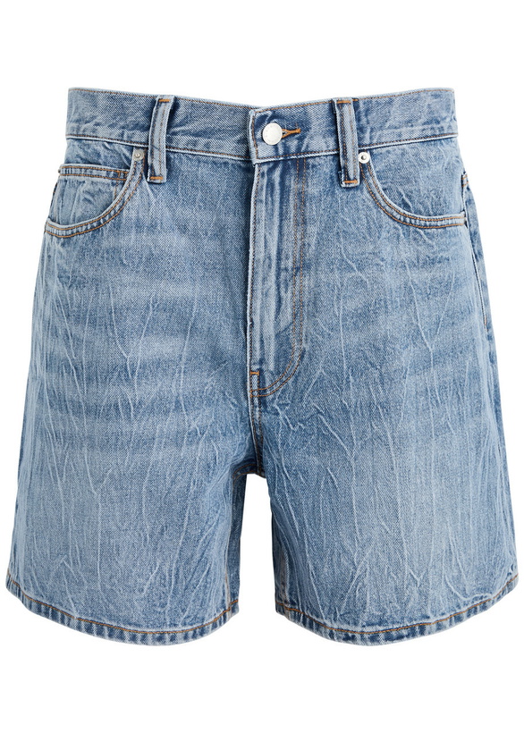 Photo: Alexanderwang.t Denim Shorts Blue
