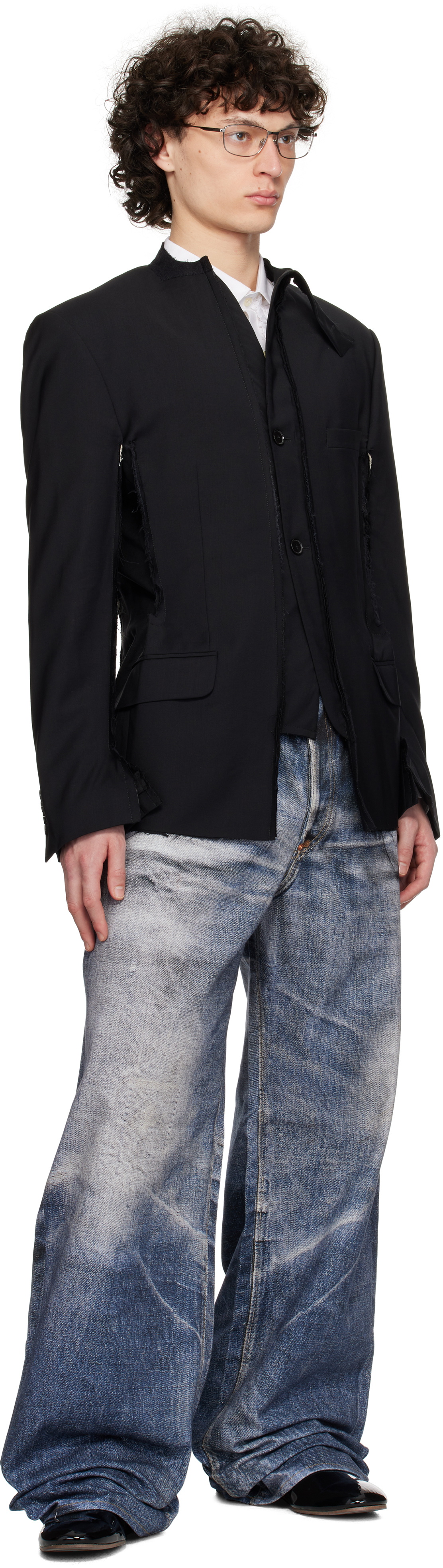 Junya Watanabe Blue Levi's Edition Inkjet W Name Berberjin Jeans