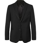 Officine Generale - Black Slim-Fit Wool and Mohair-Blend Blazer - Men - Black