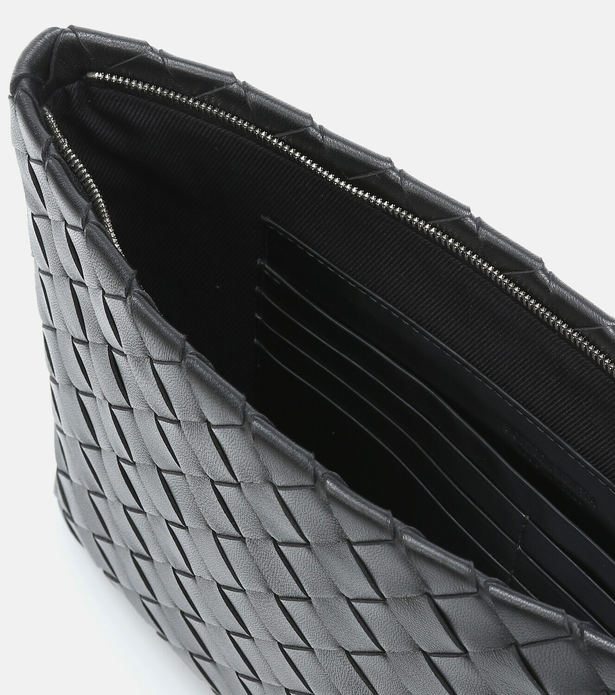 Bottega Veneta Medium intrecciato leather clutch