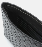Bottega Veneta Medium intrecciato leather clutch