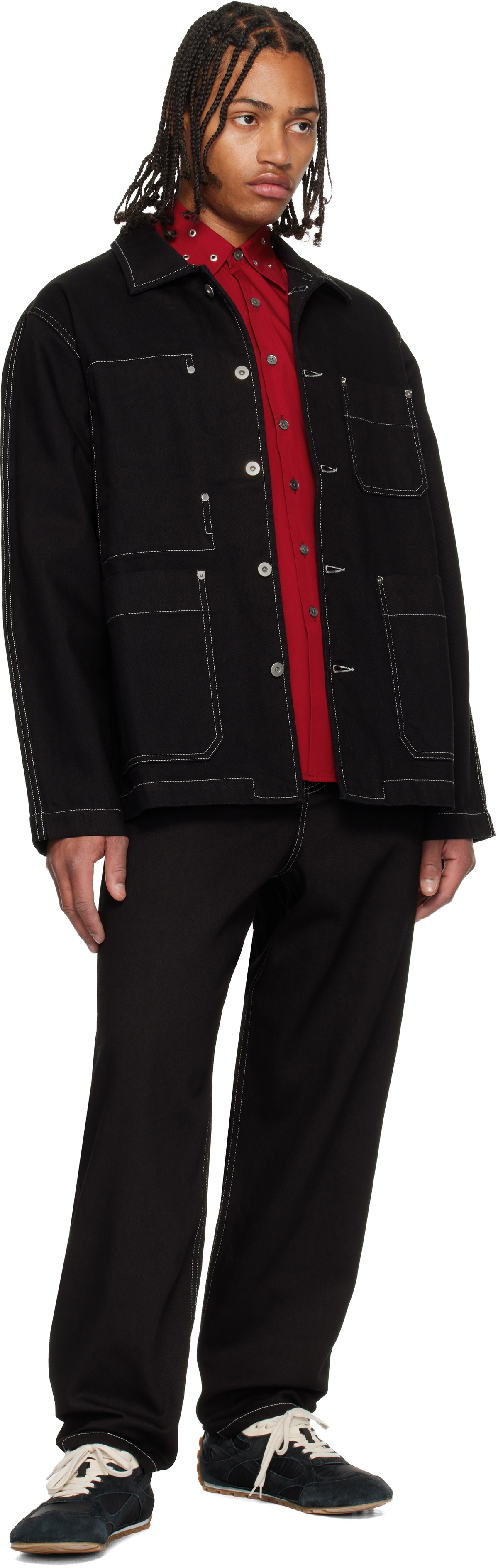 CASEY CASEY Black Camille Denim Jacket