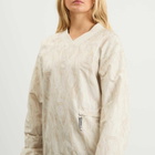 TOGA ARCHIVES Women's V-Neck Ripstop Pullover in Off White