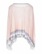 Missoni Womens Cape in Salmon pink