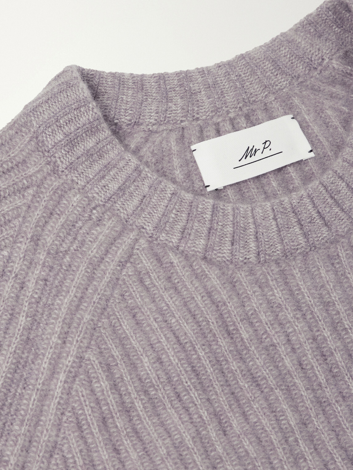 Mr P. - Ribbed Cashmere Sweater - Gray