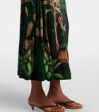 Johanna Ortiz Nuestra Tierra printed jersey midi dress