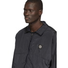 Stone Island Navy Nylon Metal Watro Ripstop Jacket