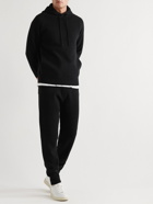 Theory - Tapered Wool and Cashmere-Blend Sweatpants - Black