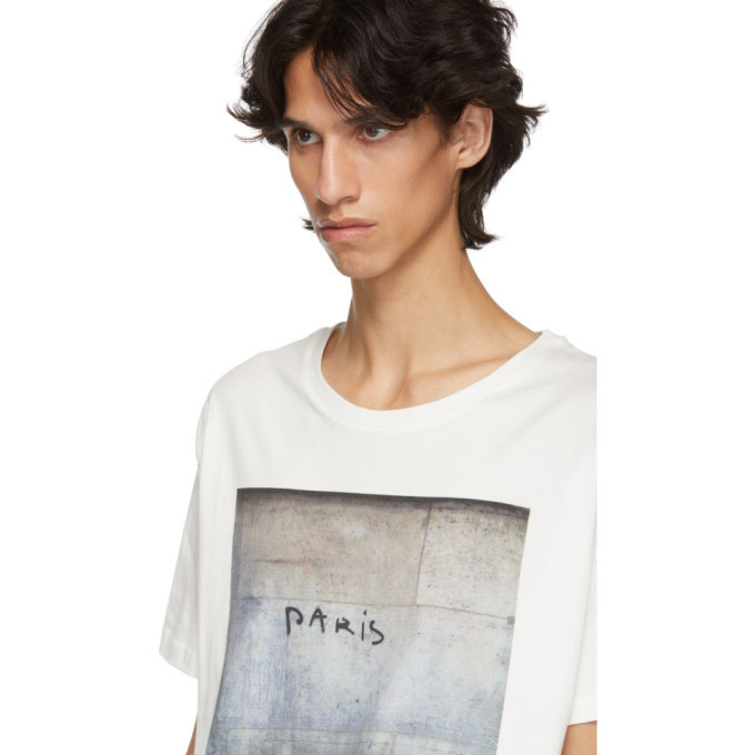 Editions M.R White Paris Printed Oversized T-Shirt