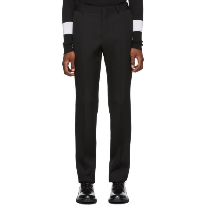 Photo: Givenchy Black Cigarette Trousers