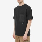 F/CE. Men's Mesh Pocket T-Shirt in Black