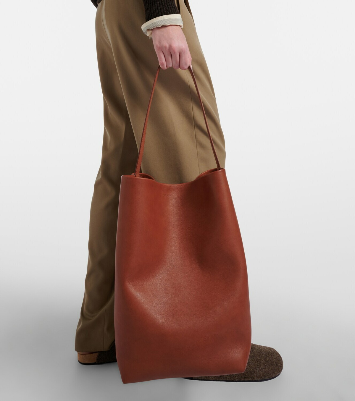 The Row N/S Park Large leather tote bag