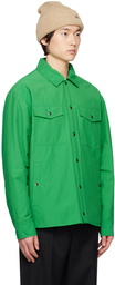 Maison Kitsuné Green Padded Jacket