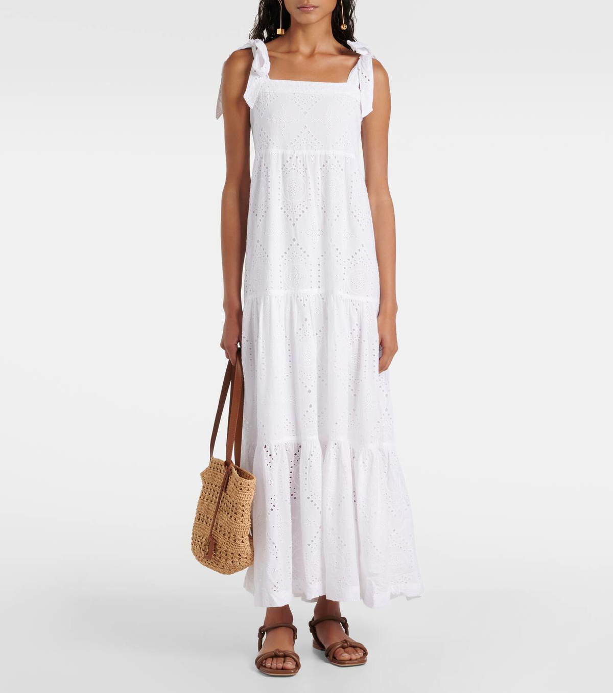 Heidi Klein Rhode Island broderie anglaise maxi dress