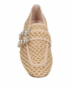Roger Vivier Womens Loafers in Beige