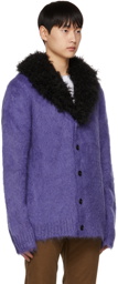 Marni Purple Mohair Cardigan