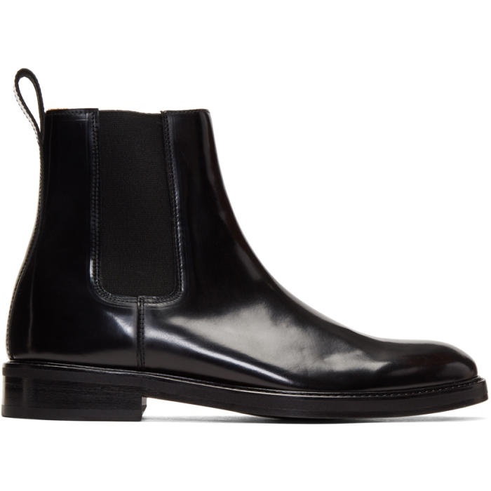 Photo: HOPE Black Patent Max Chelsea Boots
