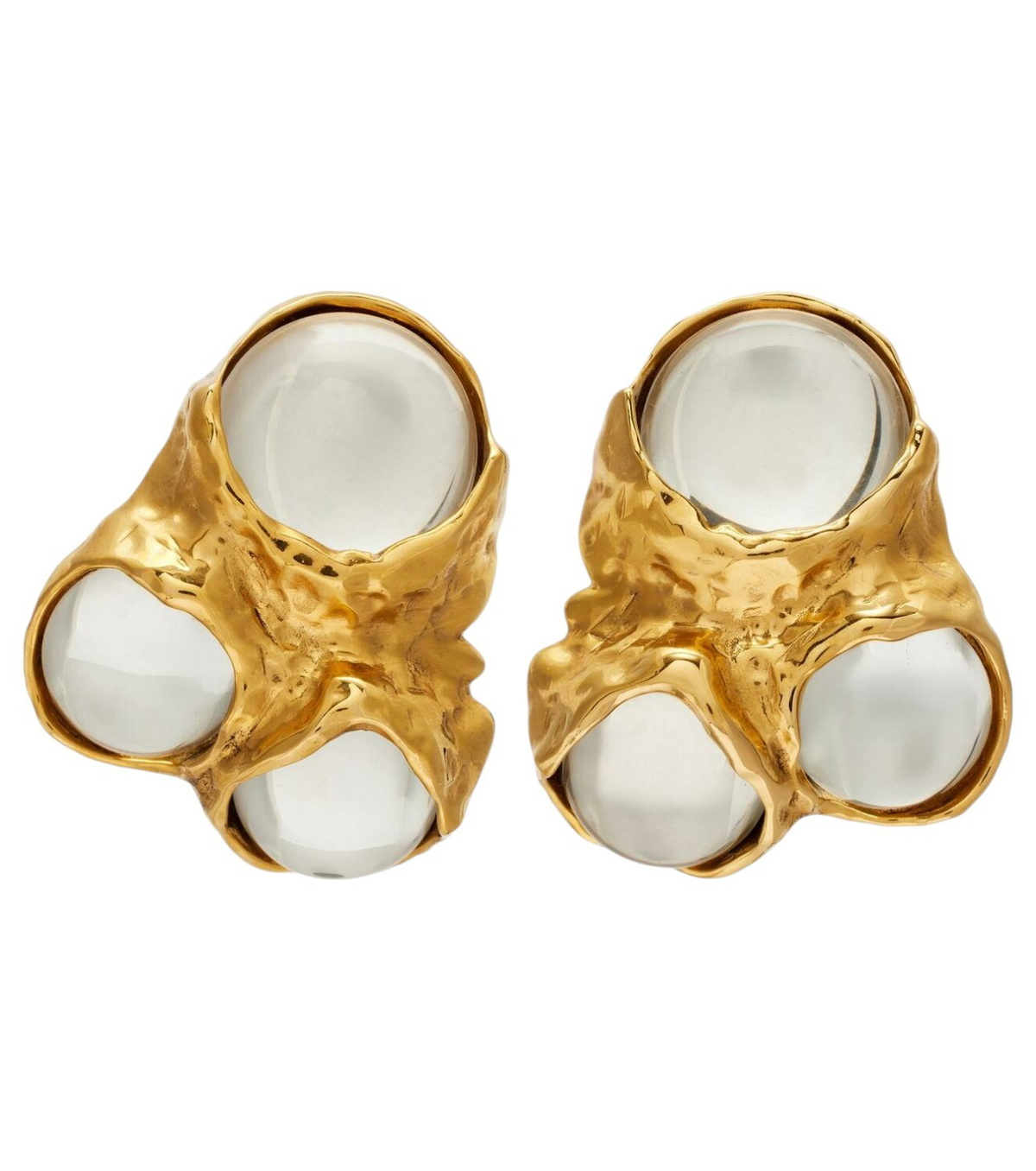 Saint Laurent Geometric clip-on earrings Saint Laurent