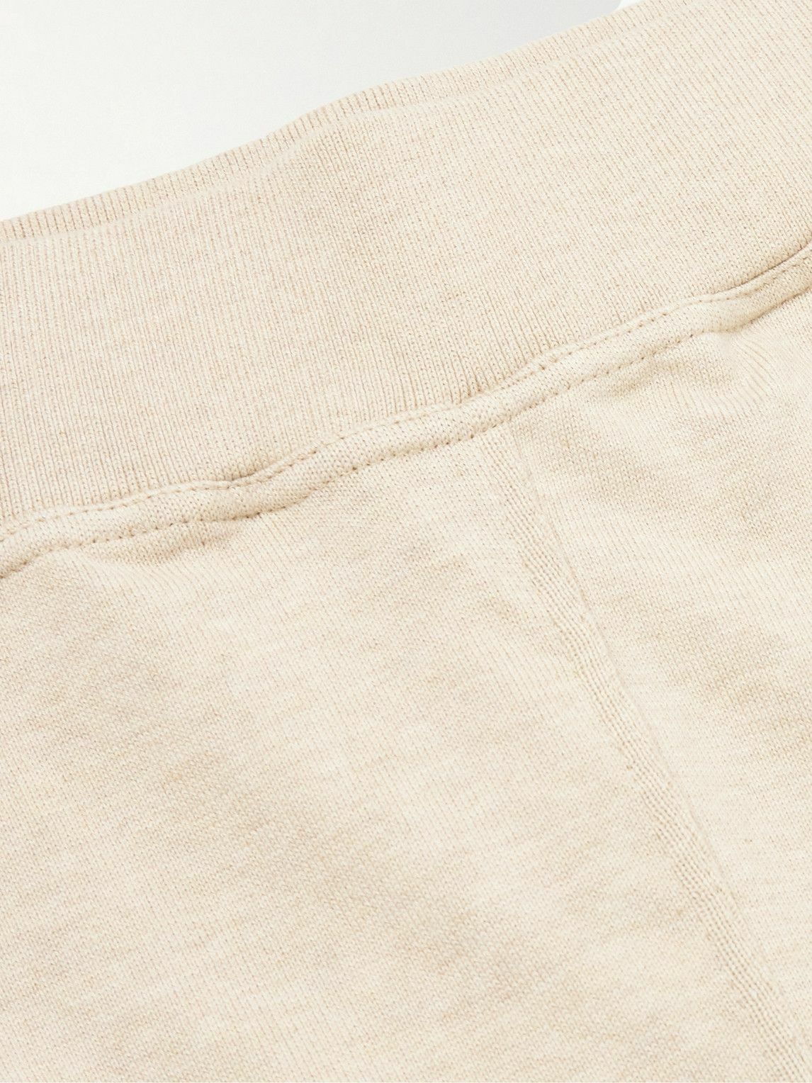 Federico Curradi - Tapered Cotton-Jersey Sweatpants - Neutrals