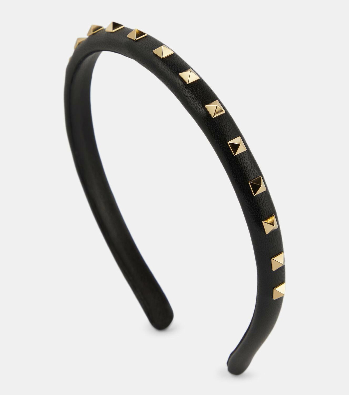 Valentino Embellished leather headband Valentino