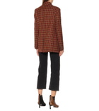 Plan C - Checked wool blazer